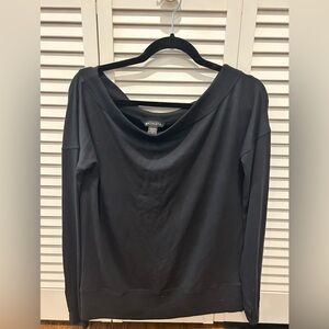 Athleta Studio Barre Sweatshirt in Black